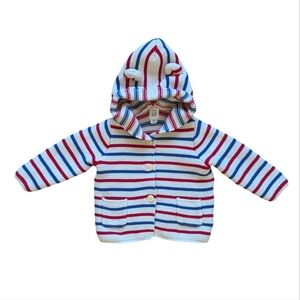 babyGAP Americana Bear Garter Sweater - Size 6-12M
